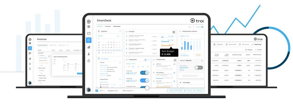 Controlling-Dashboards mit Troi (Bild)